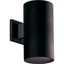  P5641-31 - 6" Black Outdoor Wall Cylinder