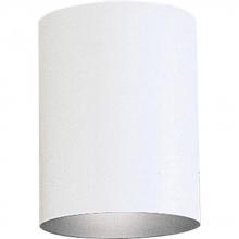  P5774-30 - 5" White Outdoor Ceiling Mount Cylinder