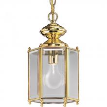  P5834-10 - One-Light Beveled Glass 7-1/8" Close-to-Ceiling