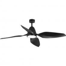  P250032-031-30 - Holland Collection 60" Four-Blade Black Ceiling Fan