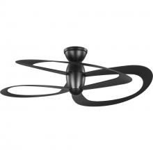  P250063-031 - Willacy Collection 3-Blade Black 48-Inch DC Motor Contemporary Ceiling Fan