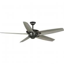  P2560-20AW - Caleb Collection 68-Inch 5-Blade Antique Bronze AC Motor Transitional Ceiling Fan