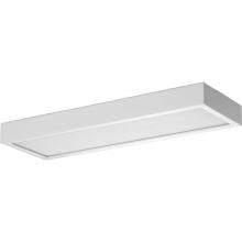  P300304-028-CS - Everlume LED 16-inch Satin White Modern Style Bath Vanity Wall or Ceiling Light with Selectable 3000