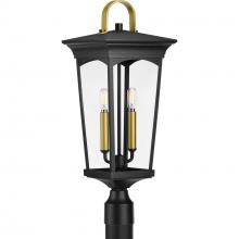  P540067-031 - Chatsworth Collection Black Two-Light Post Lantern
