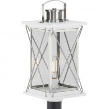  P540068-135 - Barlowe Collection Stainless Steel One-Light Post Lantern
