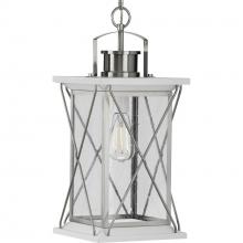  P550068-135 - Barlowe Collection Stainless Steel One-Light Hanging Lantern