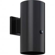  P550103-020-30 - 6"  Antique Bronze LED Outdoor Aluminum Wall Mount Cylinder with Photocell