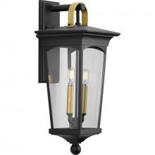  P560183-031 - Chatsworth Collection Black Two-Light Medium Wall Lantern