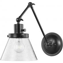  P710094-031 - Hinton Collection Black Swing Arm Wall Light
