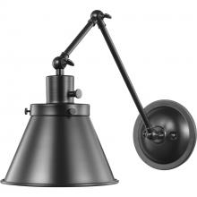  P710095-031 - Hinton Collection Black Swing Arm Wall Light