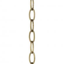  P8758-175 - 48-Inch 9-gauge Distressed Brass Accessory Chain