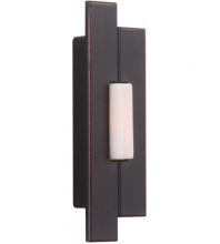  PB5000-AZ - Surface Mount LED Lighted Push Button, Asymmetrical in Antique Bronze