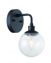  53301-FB - Que 1 Light Wall Sconce in Flat Black