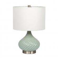  86214 - 1 Light Ceramic Base Table Lamp in Chalk Blue