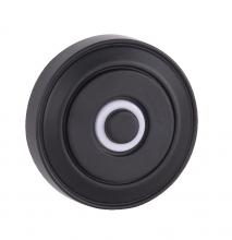  PB5003-FB - Surface Mount LED Lighted Push Button, Round LED Halo Light in Flat Black