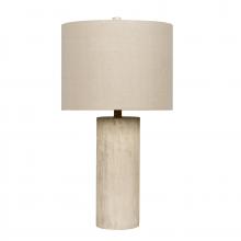  86200 - 1 Light Poly Faux Wood Base Table Lamp