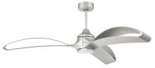  BDX60PN3 - 60"  Bandeaux Fan Painted Nickel, Painted Nickel Finish Blades, light kit Included (Optional)