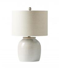  86258 - 1 Light Ceramic Base Table Lamp in Cream