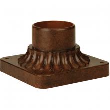  Z200-AG - Post Adapter Base for 3" Post Tops in Aged Bronze