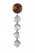  59460-SB-LED - Jackie 4 Light LED Wall Sconce in Satin Brass