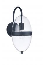  ZA3514-MN - Sivo 1 Light Medium Outdoor Wall Lantern in Midnight