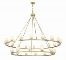  ARA-10269-SB-ST - Aragon 30 Light Soft Brass Chandelier