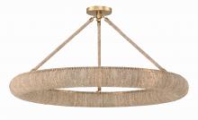  OAK-7538-SG_CEILING - Oakley 8 Light Soft Gold Semi Flush Mount