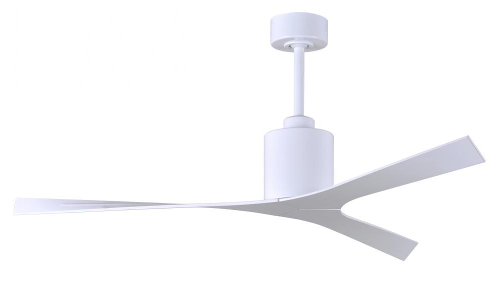 Molly modern ceiling fan in Matte White finish with all-weather 56” ABS blades. Optimized for da