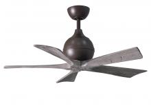  IR5-TB-BW-42 - Irene-5 five-blade paddle fan in Textured Bronze finish with 42" solid barn wood tone blades.