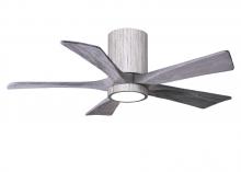  IR5HLK-BW-BW-42 - IR5HLK five-blade flush mount paddle fan in Barn Wood finish with 42” solid barn wood tone blade