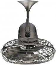  KC-BN - Kaye 90° oscillating 3-speed ceiling or wall fan in brushed nickel finish.