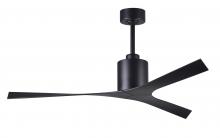 MK-BK-BK - Molly modern ceiling fan in Matte Black finish with all-weather 56” ABS blades. Optimized for da