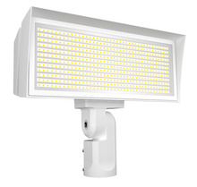 RAB Lighting FFLEDLSFW - FLOODLIGHTS 18739-38662 LUMENS FFLED LARGE FIELD ADJUSTABLE 5000K/4000K SLIPFITTER MOUNT WHITE