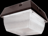  VAN3F42QT/PC - Vandalproof, 3200 lumens, VAN3, 9 inch x 9 Inch, ceiling mount, 42W, CFL-QT, lamp, 120V photocell