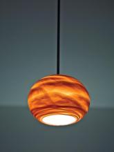  ROSE-GL-AM-BZ-45 - Rose Globe - Pendant - Incandescent 45" OA Drop-Amber