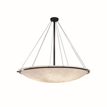  CLD-9699-35-DBRZ - 60" Round Pendant Bowl w/ Ring