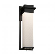  FSN-7544W-WEVE-MBLK - Pacific Large Outdoor LED Wall Sconce
