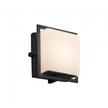  FSN-7561W-OPAL-MBLK - Avalon Square ADA Outdoor/Indoor LED Wall Sconce