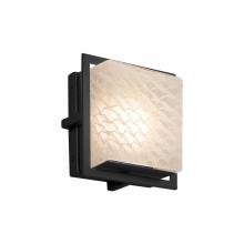 FSN-7561W-WEVE-MBLK - Avalon Square ADA Outdoor/Indoor LED Wall Sconce