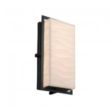  PNA-7562W-WAVE-MBLK - Avalon Small ADA Outdoor/Indoor LED Wall Sconce