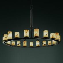  FAL-8716-10-MBLK - Dakota 21-Light 1-Tier Ring Chandelier