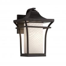  FSN-7521W-WEVE-DBRZ-LED1-700 - Summit Small 1-Light LED Outdoor Wall Sconce