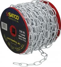  79/233 - 11 Gauge Chain; White Finish; 50 Yards (150 Feet) to Reel / 1 Reel to Master; 15lbs Max