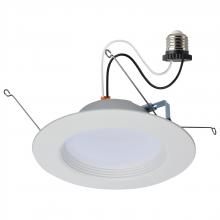  S11801R1 - 9 Watt LED Downlight Retrofit; 5-6 Inches; CCT Selectable; Round; White Finish; 120 Volt