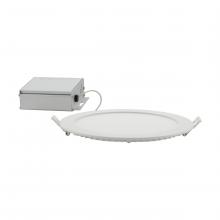  S11828 - 24 Watt; LED Direct Wire Downlight; Edge-lit; 8 inch; CCT Selectable; 120 volt; Dimmable; Round;
