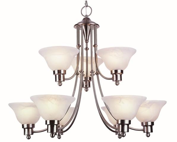 Pemba Lighting Electrical Automation, 2 Tier Chandelier With Shades