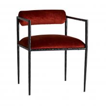  4896 - Barbana Chair Rust Velvet