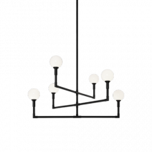  C64806BKOP - Candlestix Black Chandelier