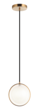 Matteo Lighting C71501AG - Chatoyant Aged Gold Brass Pendant