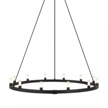  C75212MB - Cascadian Matte Black Chandelier